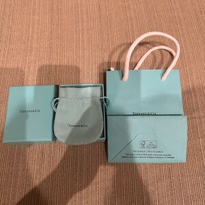 Tiffany & Co. Pouch Bag with Box and Bag